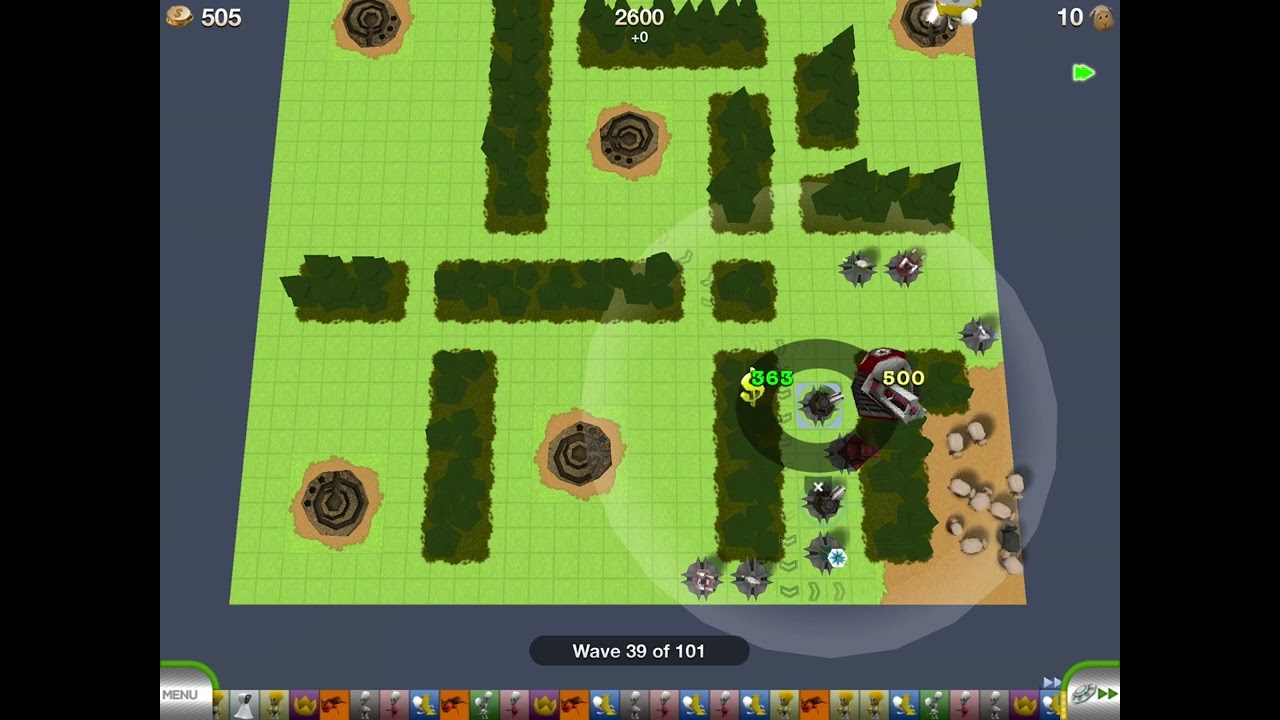 Tower Madness Corridor | Easy Solution | Fewest Towers