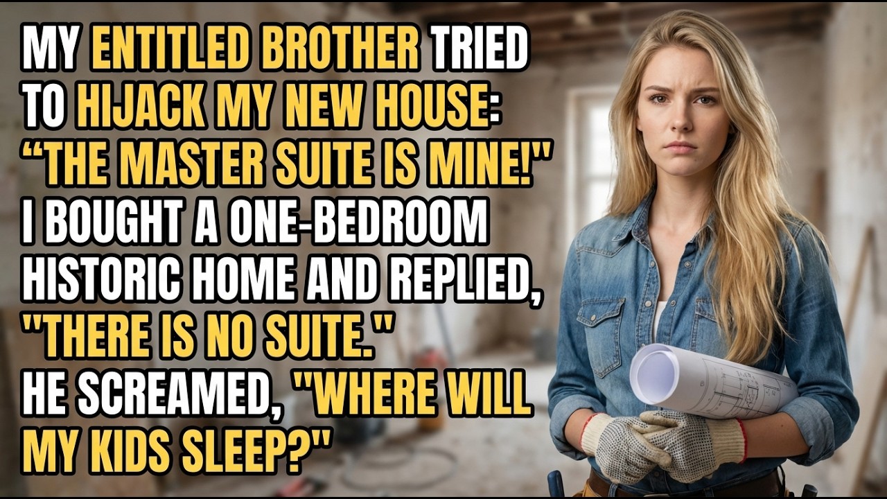 My Entitled Brother Claimed “The Master Suite Is Mine” At My House — I Smiled “There Is No Suite”