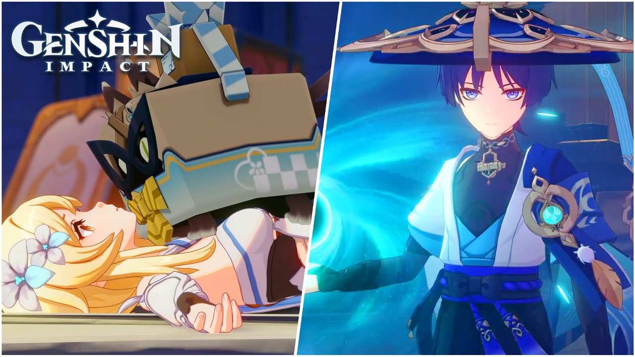 Kirara Saves the Traveler Cutscene Animation | Until the End of the World Quest | Genshin Impact 4.8