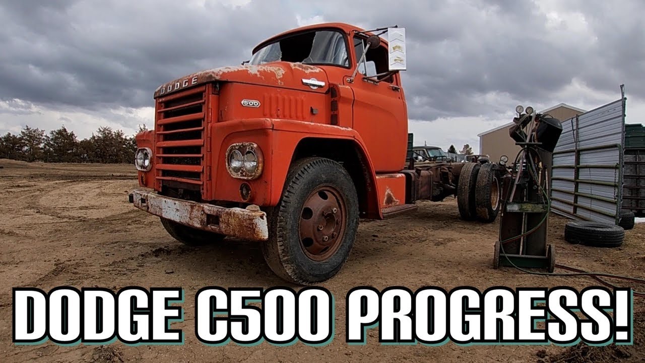 1968 dodge C500 Project Truck Updates: Removing the water Tank