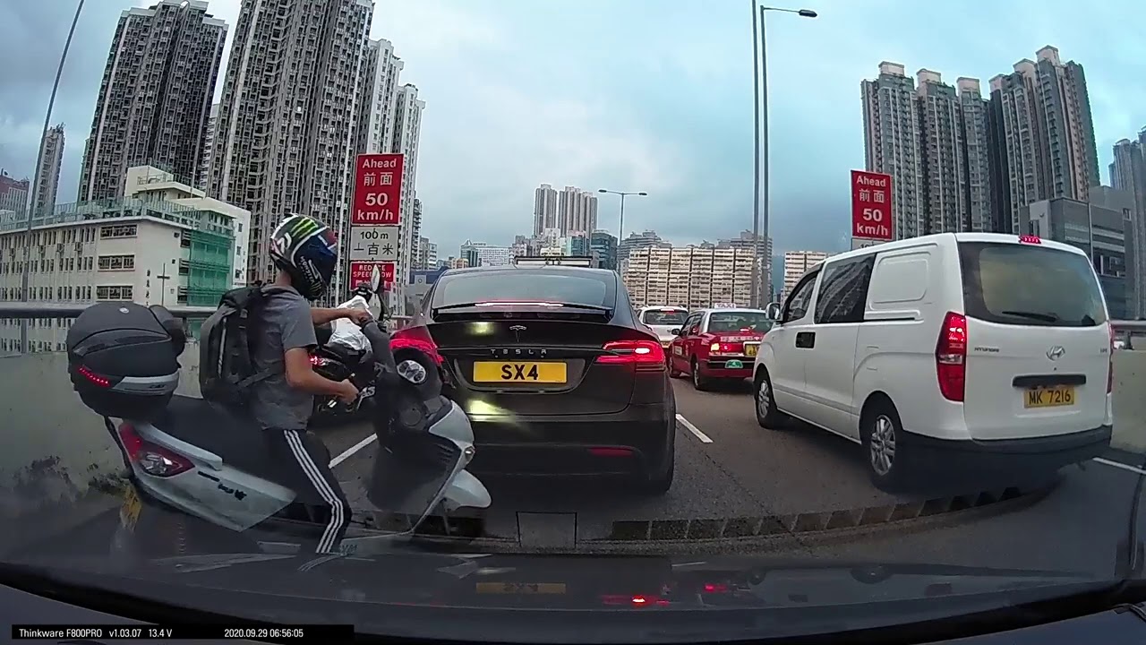 車CAM直擊 - 電單車攝車撞攝車電單車