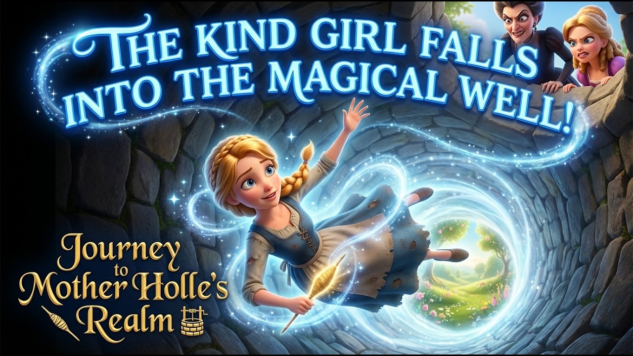 Mother Holle – The Kind Girl vs The Lazy Girl | Animated Fairy Tale | Bedtime Story