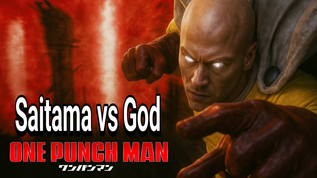 One Punch Man : Saitama vs God | episode 1 | realistis live action versi  AI #onepunchman #saitama 