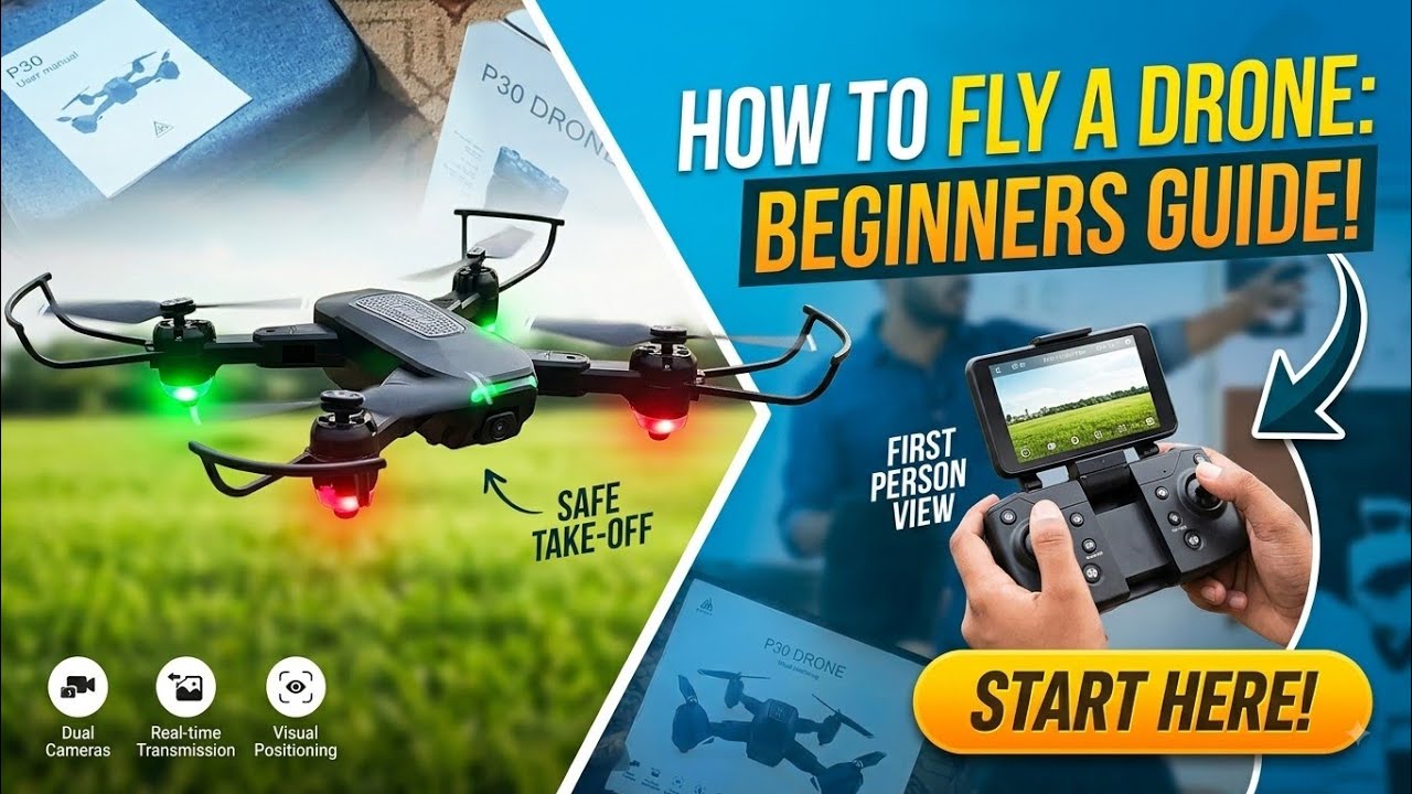 Wolf | PiHot P30 Drone | UNBOXING | URDU | HINDI | REVIEW | PAIRING | TEST FLIGHT | AMAZON |