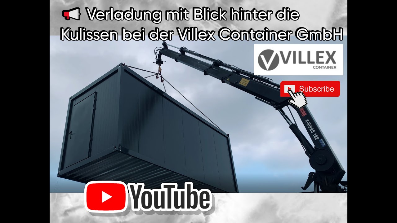 Beeindruckende Verladung von Bürocontainern | Präzision mit Kran-LKW 🚛🏗️