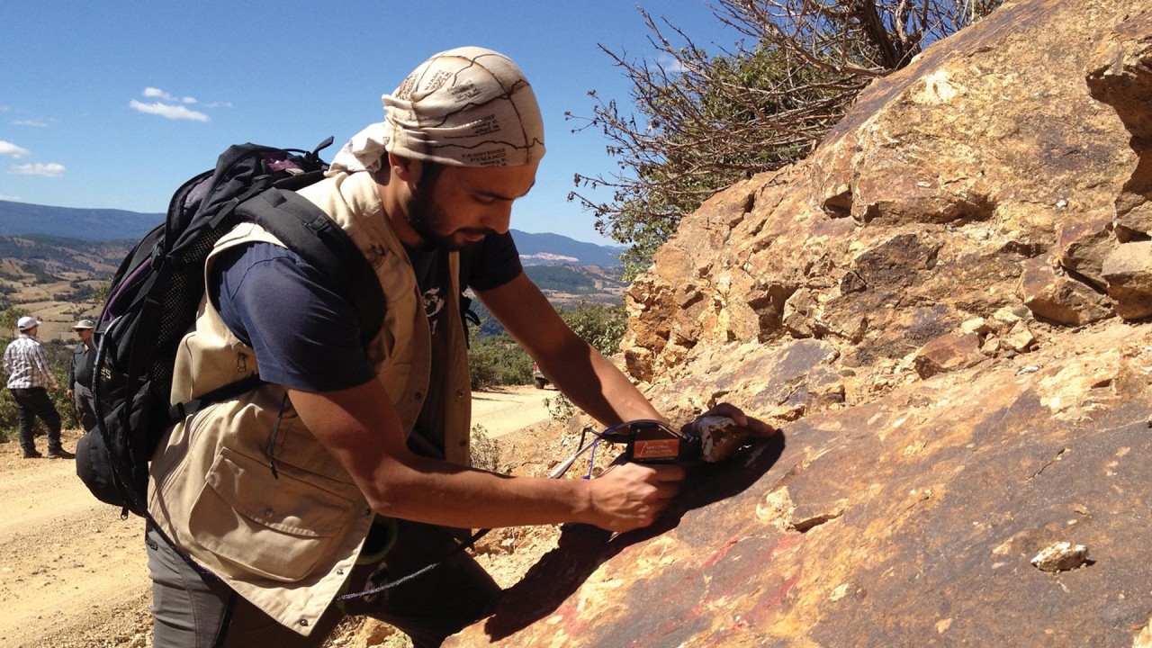 Mineral identification for copper exploration