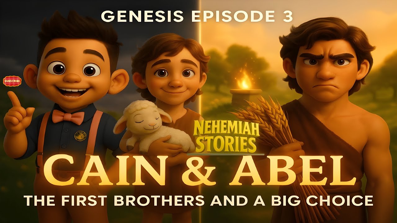 Genesis Episode 3 Cain & Abel – Two Brothers, One Heart Choice| Nehemiah Stories#cainandabel