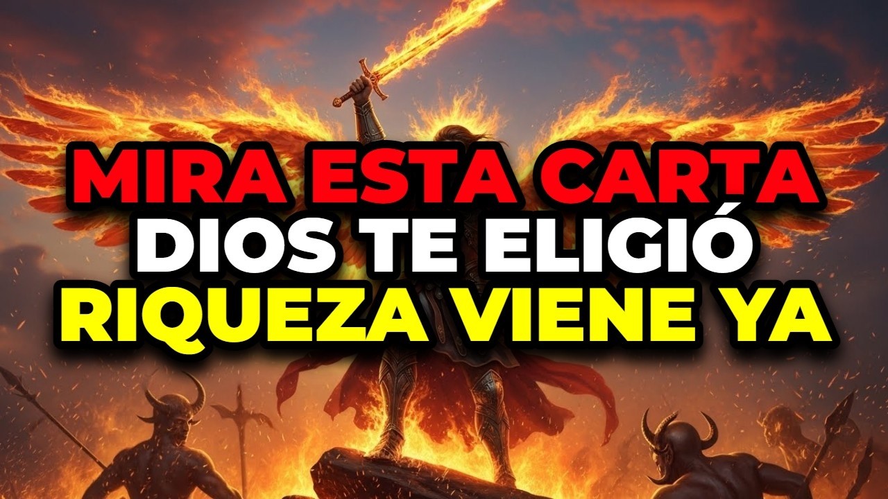🔴 EL ARCÁNGEL MIGUEL TE ENVÍA ESTA CARTA URGENTE: TU HERENCIA DIVINA HA LLEGADO HOY MISMO