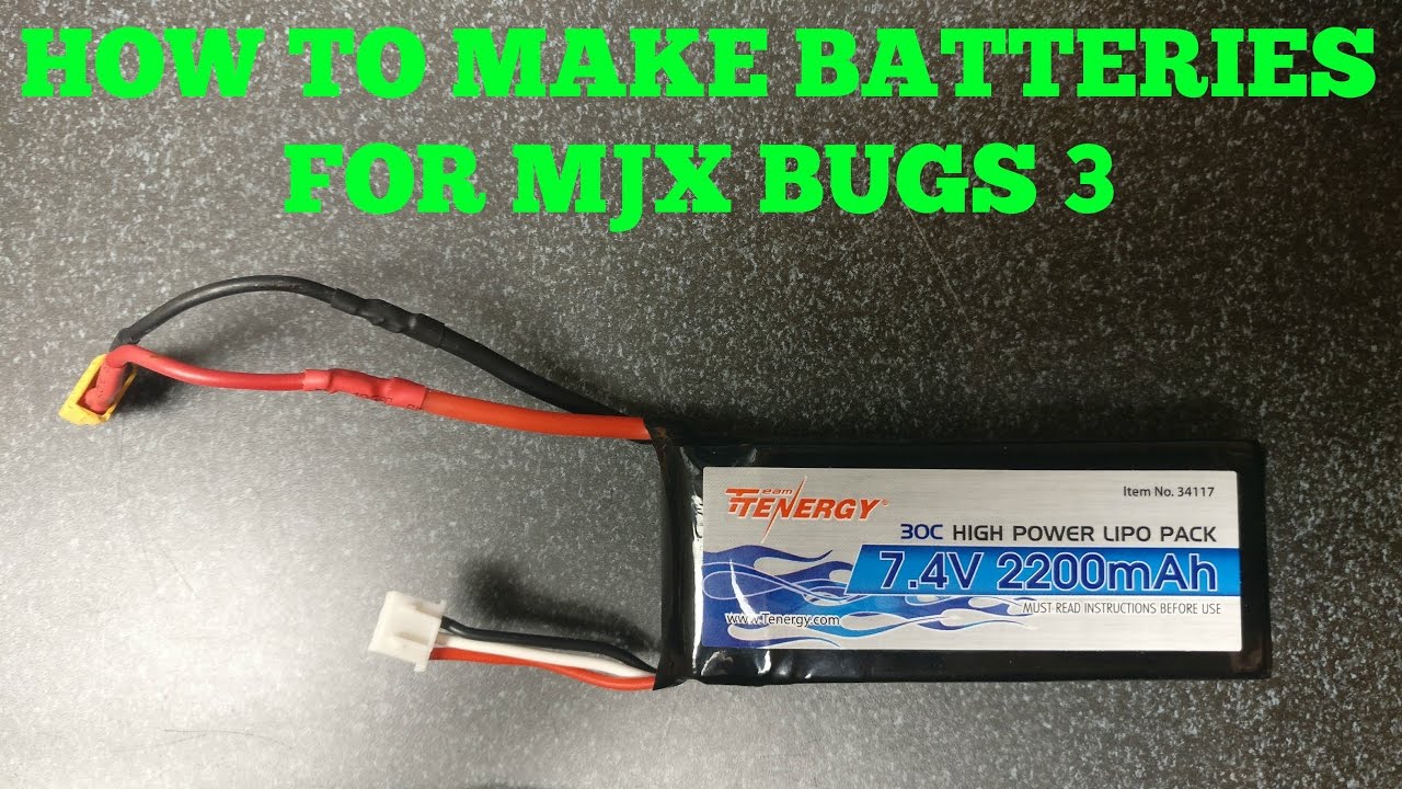 Mjx Bugs 3 Battery modification