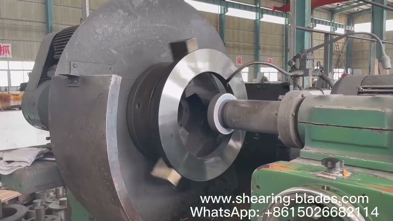 Circular Knives Rotary Slitter Blades HRC53 For Aluminum Foil Cutting