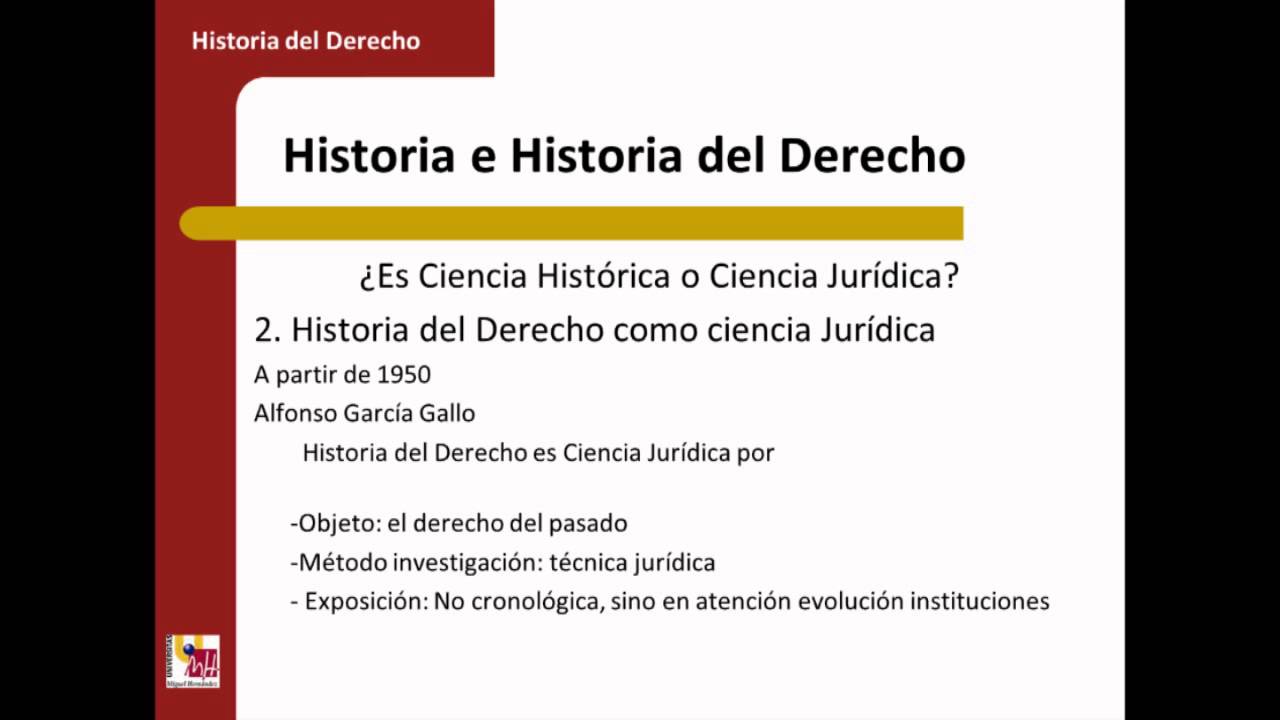 umh1193sp Bloque 1.1.1 Historia e Historia del Derecho