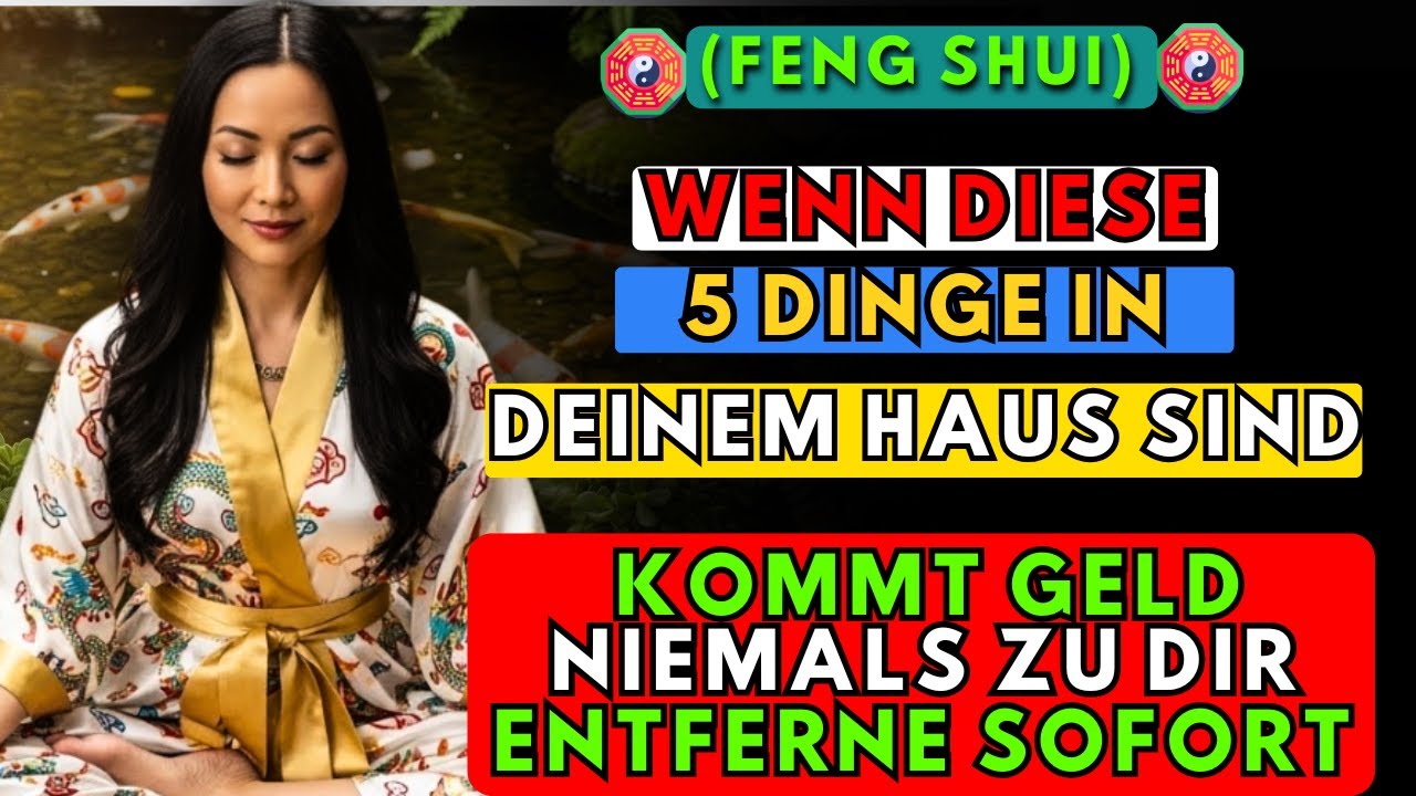 (FENG SHUI) Wenn diese 5 DINGE in deinem Haus sind... Kommt Geld NIEMALS zu dir! | FENG SHUI + TAO