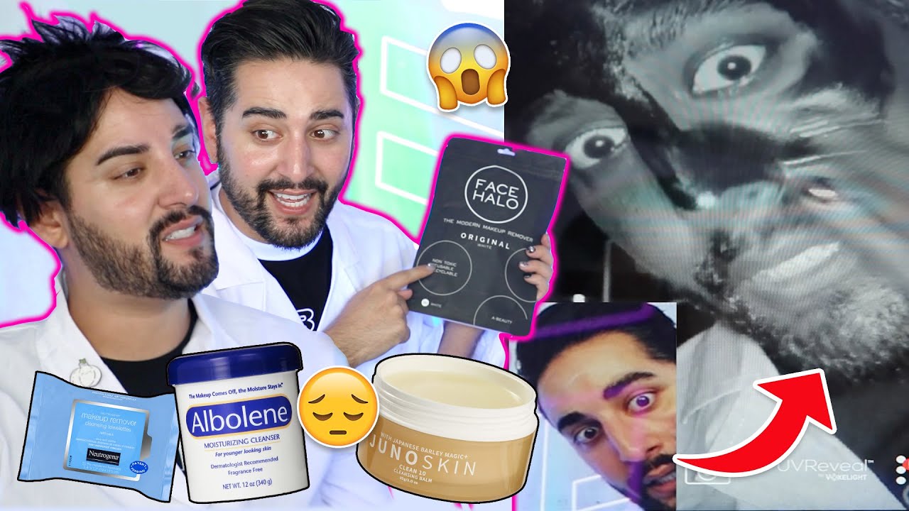Finding The Best Makeup Remover Using SCIENCE! 💜🖤 The Welsh Twins
