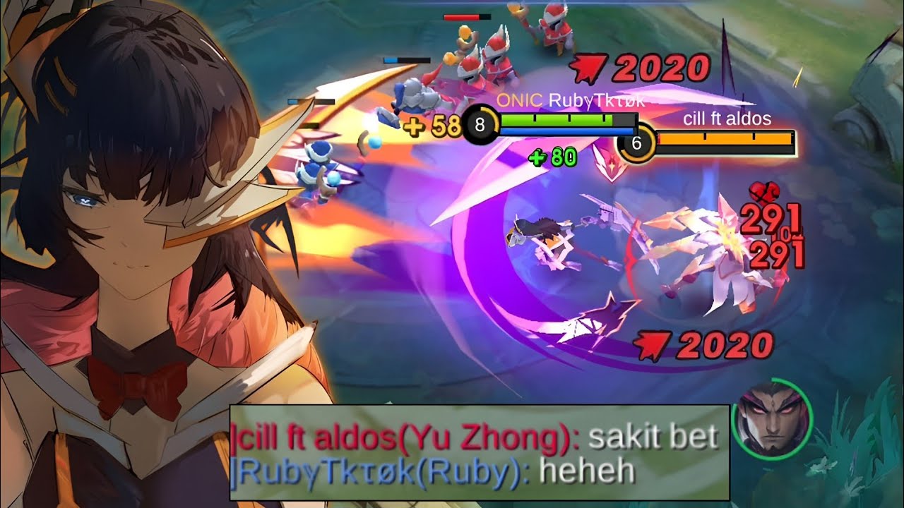 Ketika Yu Zhong Kaget Lihat Damage Ruby
