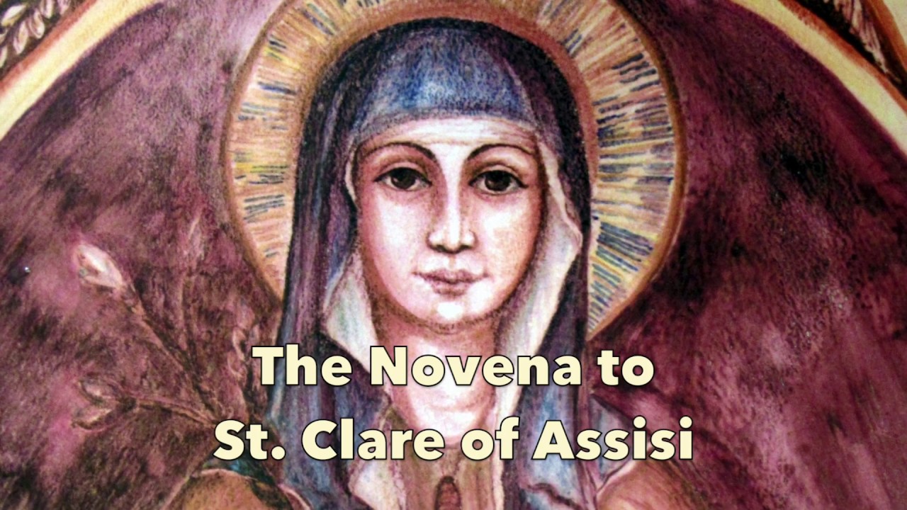 Novena to St  Clare of Assisi DAY 9