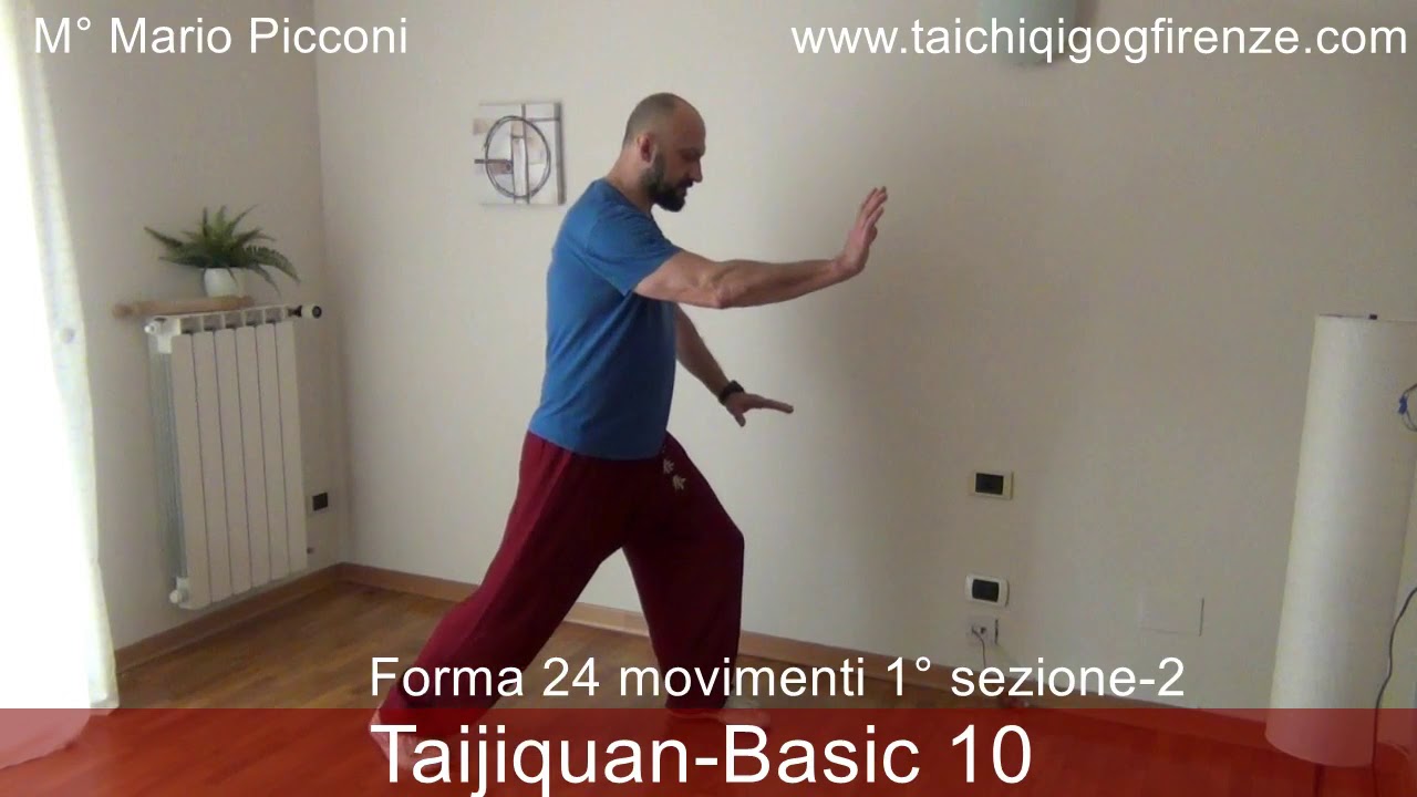 Tai chi chuan, basic 10 forma 24 movimenti