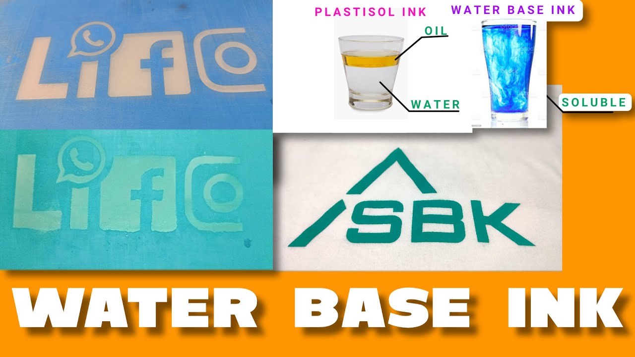 WATER BASE INK PRINTING ON T-SHIRT BY PARAG