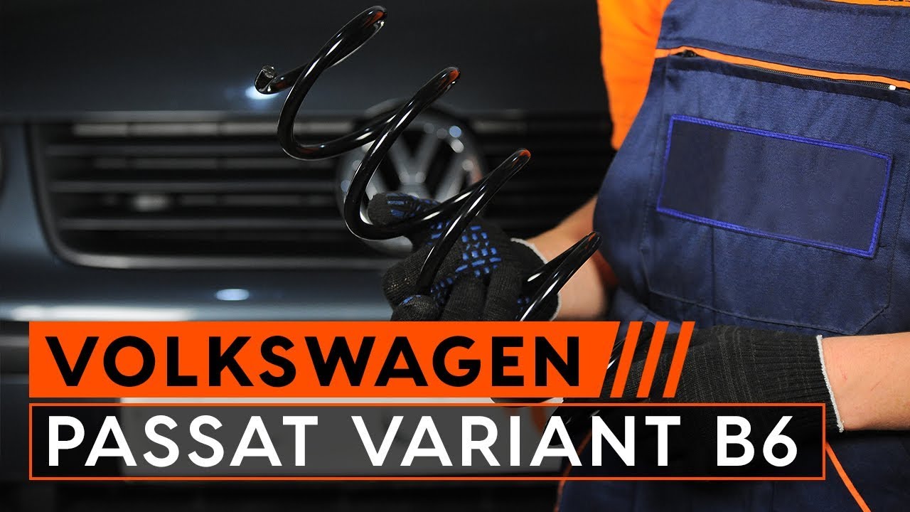 Hvordan bytte bak fjærer på VW PASSAT VARIANT B6 3C [BRUKSANVISNING AUTODOC]