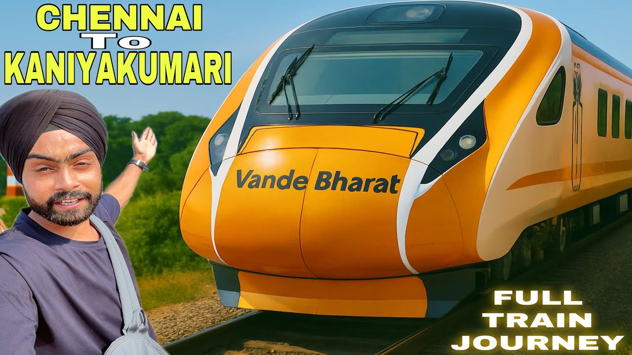 Chennai to Kanyakumari Vande Bharat Express Train 20627 Free Food Kashmir to Kanyakumari Journey