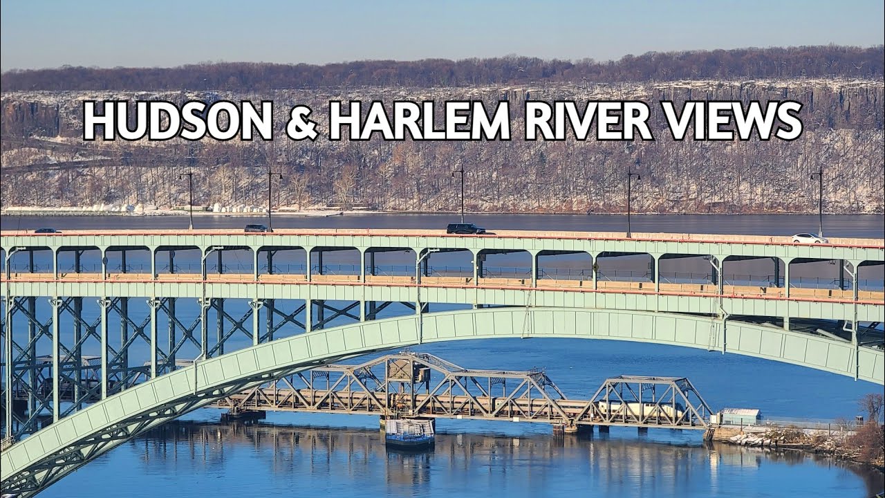 🔴NYC LIVE CAM🚆Amtrak Along the Hudson River + City Sounds ASMR