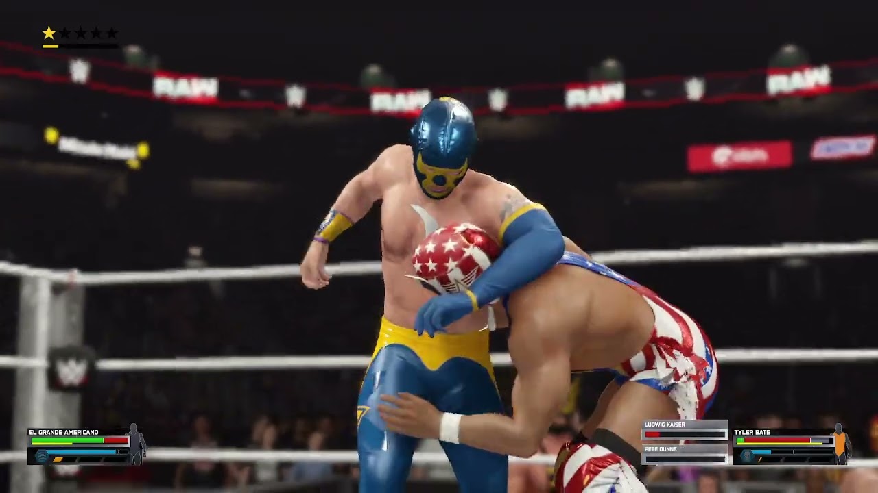 wwe 2k25 el grande americano vs bravo
