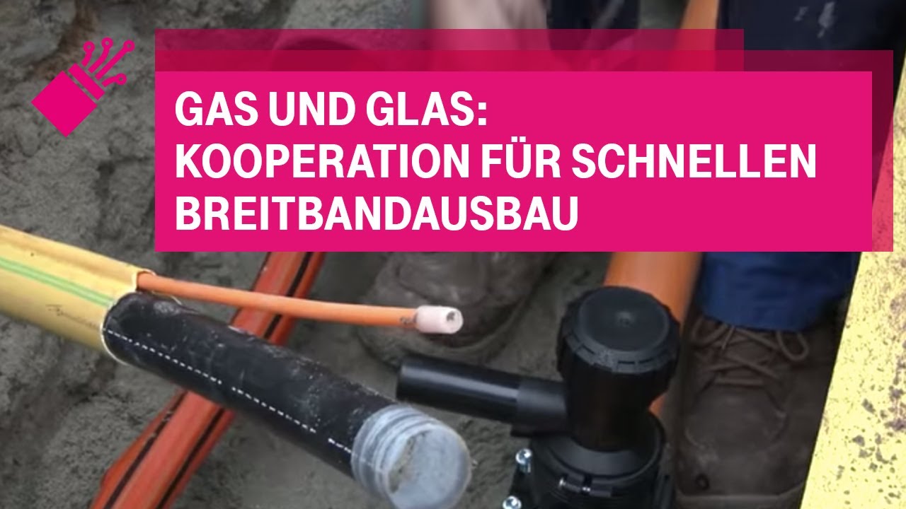 Gas und Glas: Kooperation f&uuml;r schnellen Breitbandausbau
