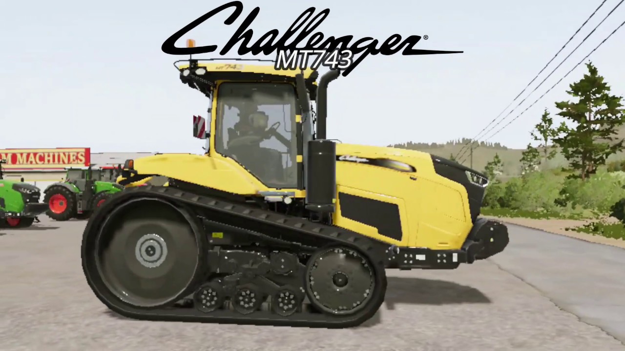 FS 20 ANDROID 🚜 CHALLENGER MT743 🥇 TRACTORS REVIEW