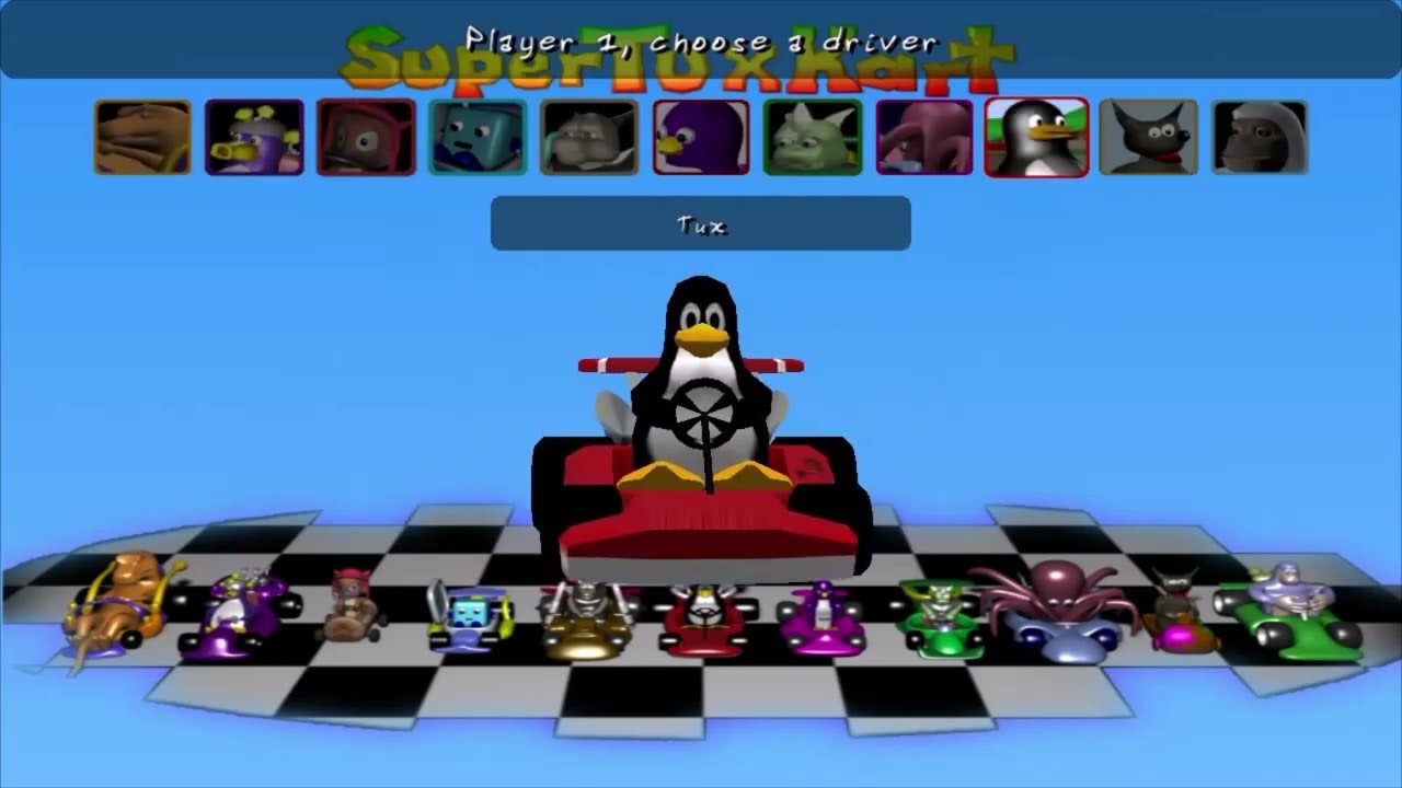 SuperTuxKart - 4 Minutes Of Nostalgia (Old SuperTuxKart)