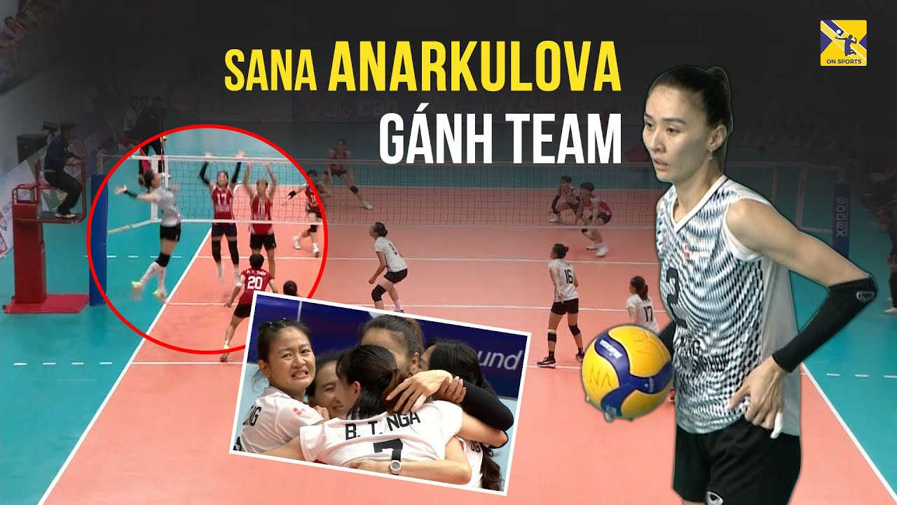 Đẳng cấp Sana Anarkulova v&agrave; m&agrave;n g&aacute;nh team cực khủng, đồng đội kh&oacute;c nức nở sau khi TP HCM chiến thắng