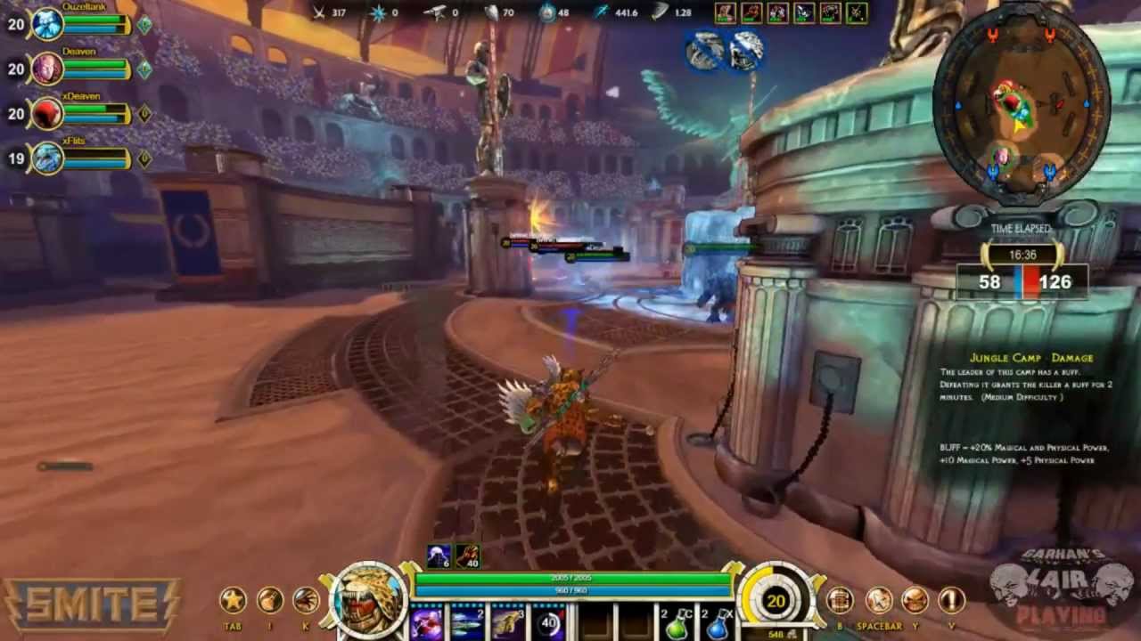 Ouzeltank - Sciankaaaaaaaaaaaaaaaa! First time playing SMITE as Ymir. Garhan's view!