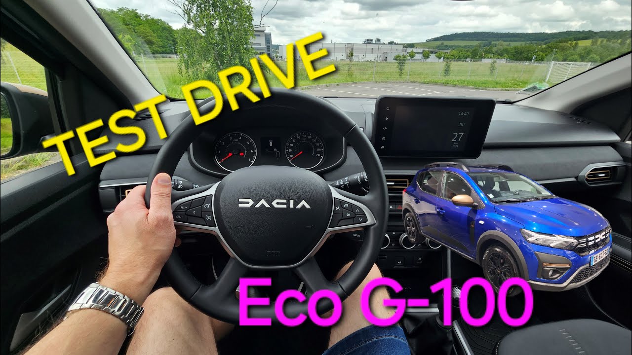 Test Drive DACIA SANDERO STEPWAY Extrême 2024 Eco G-100 GPL, test drive (4K, 60 fps HDR)