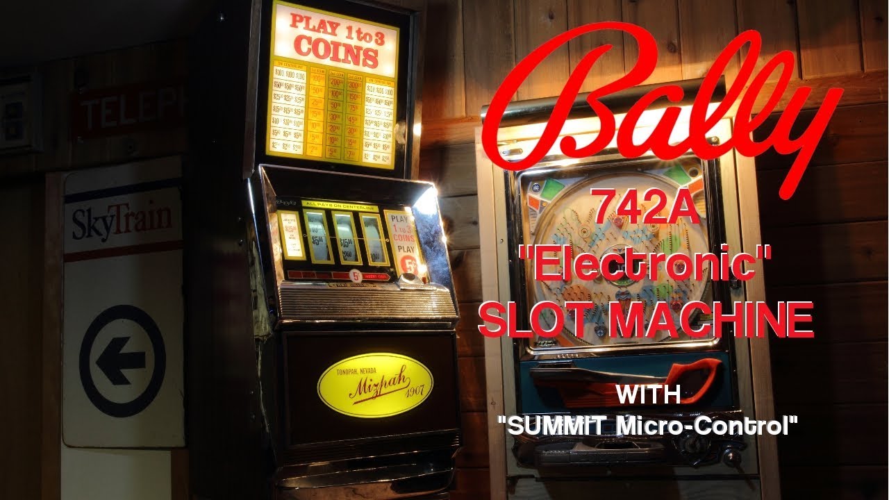 Bally 742A Slot Machine (with Summit Micro-Control conversion)