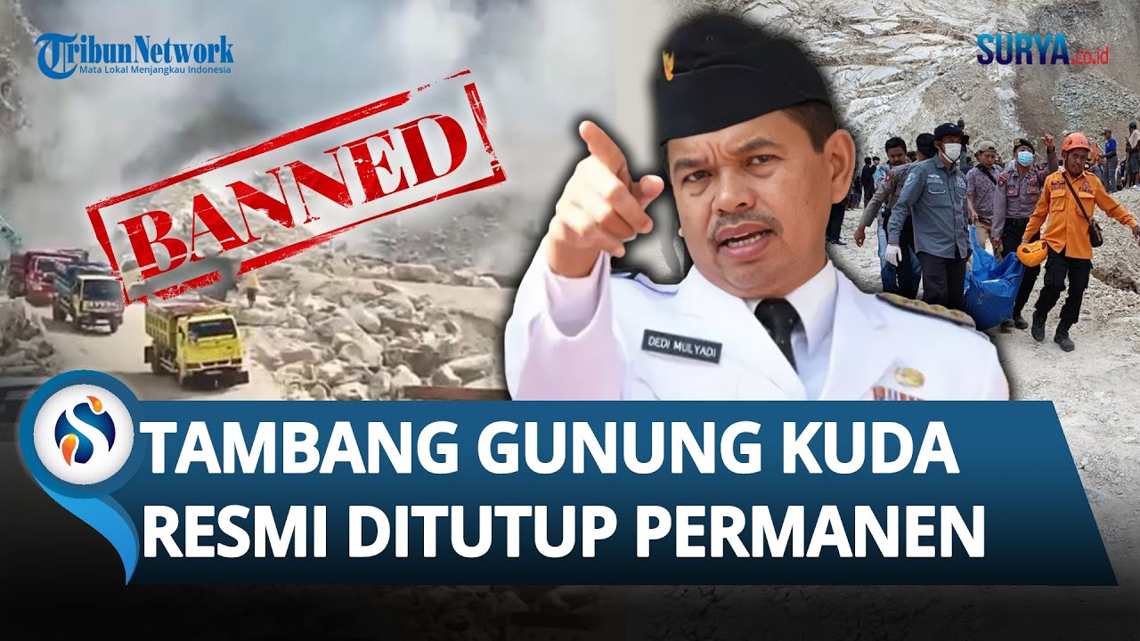 PERINGATAN TERAKHIR Kang Dedi Tak Digubris Pengelola Tambang Gunung Kuda, Kini TUTUP Permanen!