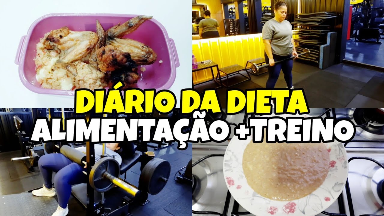 DIARIO DA DIETA- ROTINA REAL DE QUEM QUER EMAGRECER | ALIMENTAÇÃO + TREINO 