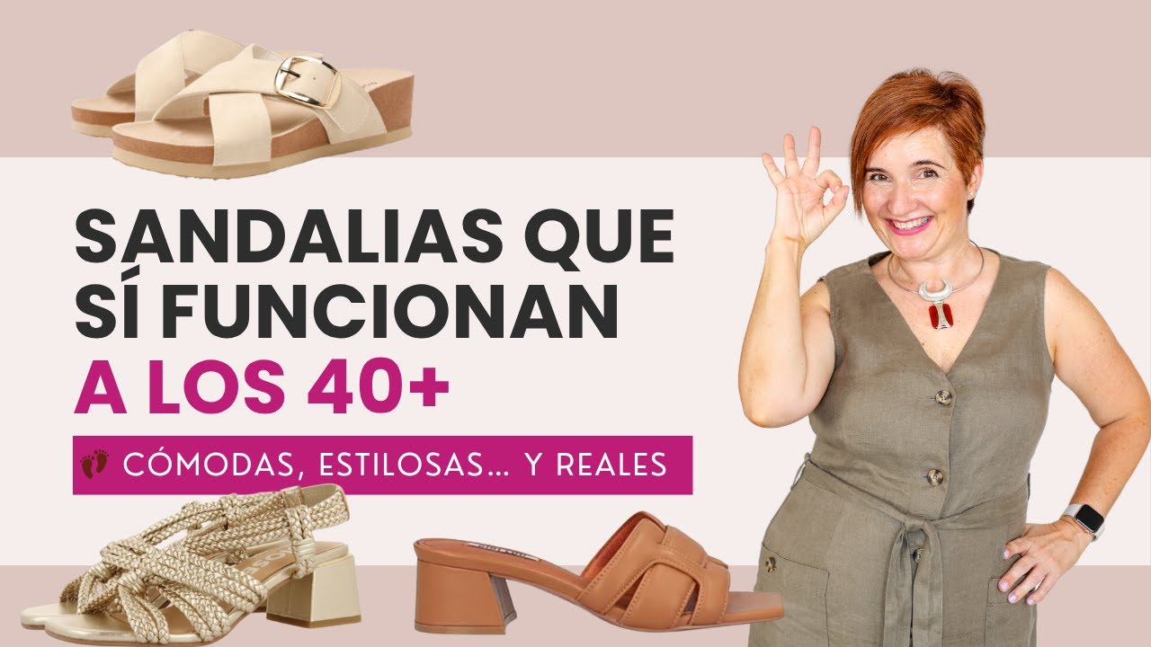 Sandalias cómodas y estilosas verano 2025 👡 Cómo lucir tus pies con confianza a los 40+