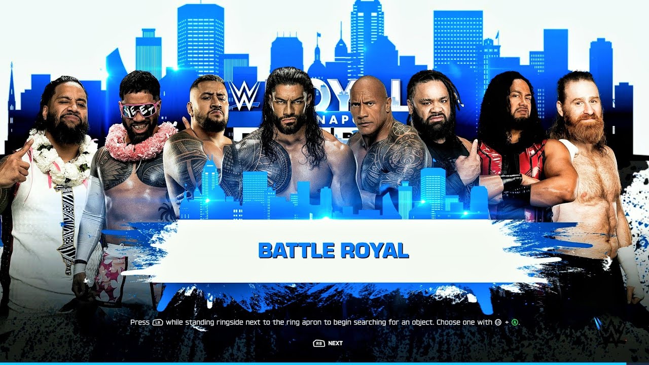 20 Man 🩸 THE BLOODLINE 🩸 ROYAL RUMBLE MATCH | WWE 2K26 