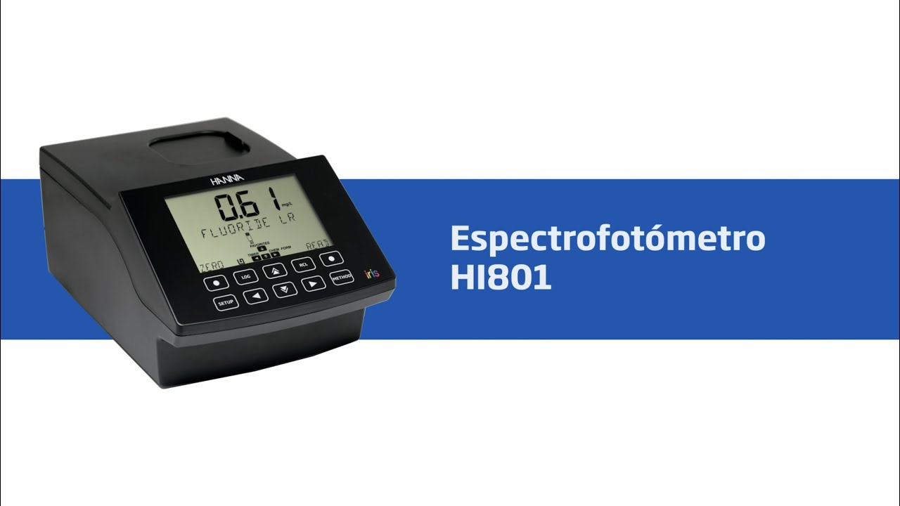 HI 801 Espectrofotómetro Iris