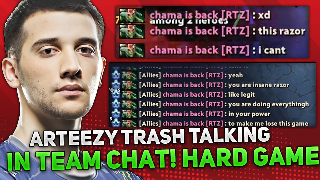 ARTEEZY on MEDUSA TRASH TALKING in TEAM CHAT! WHAT HAPPENED?