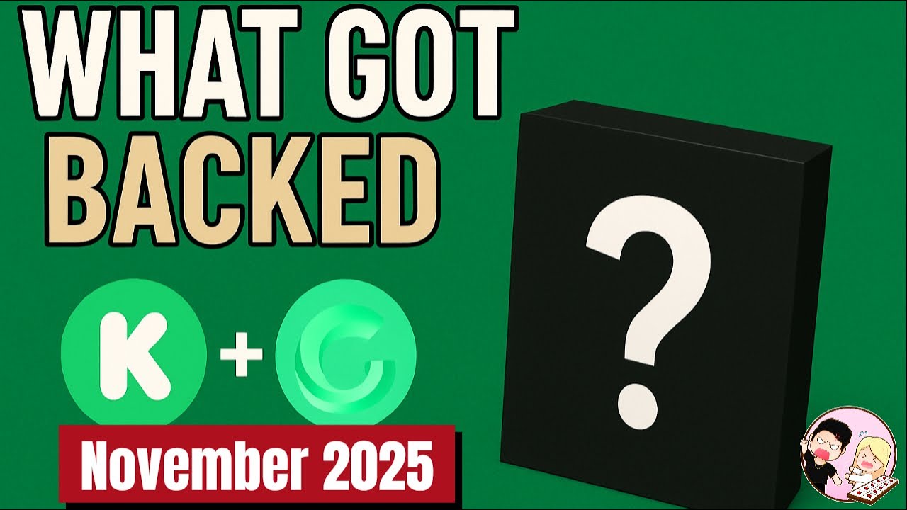 What Board Game Got Backed? | Crowdfunding November 2025