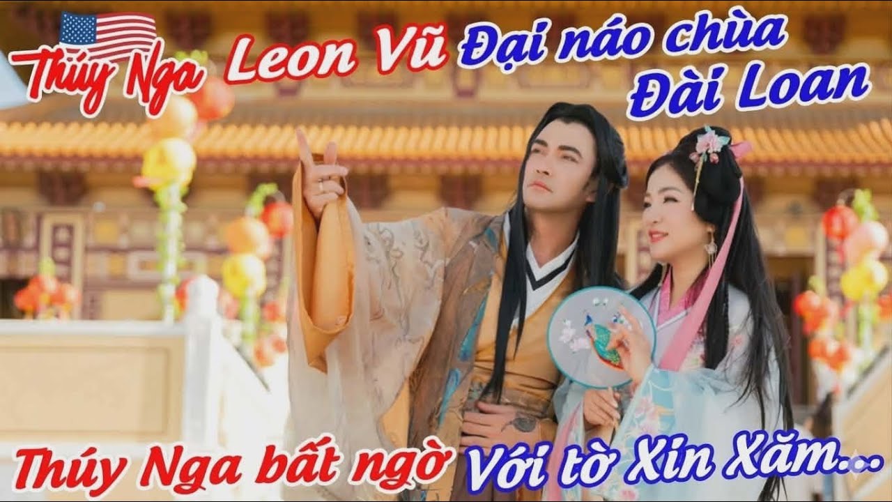 Leon Vũ đại náo chùa Đài Loan… Thuý Nga bất ngờ vời tờ xin Xăm..