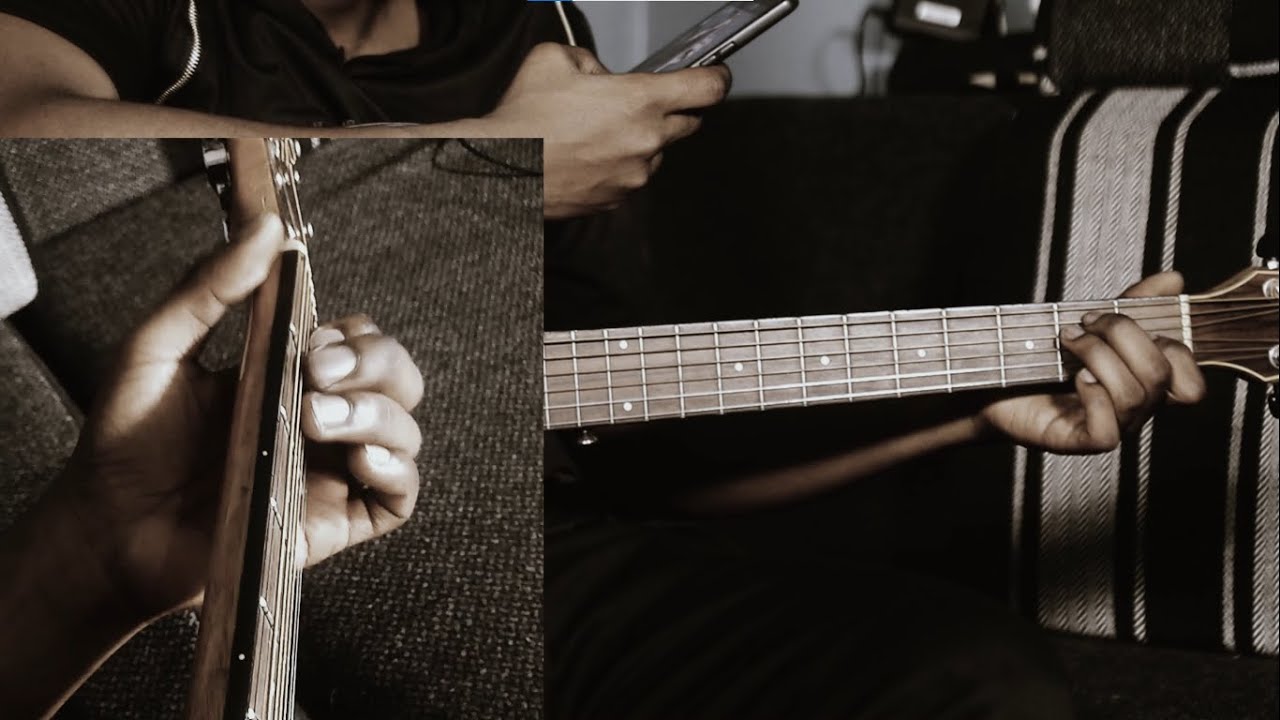 Twigane gucuranga Sol(G) na Mi(E) kuri guitar