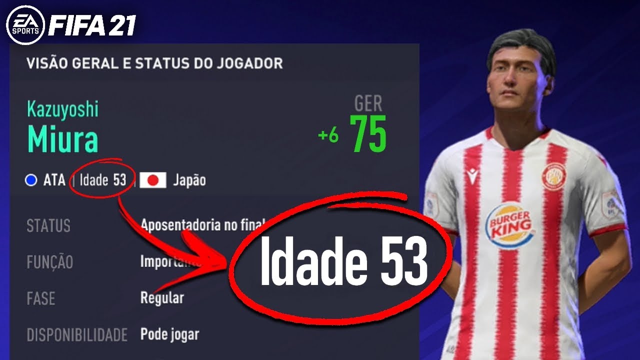 É POSSÍVEL EVOLUIR O JOGADOR MAIS VELHO DO FIFA?? (53 anos) | FIFA Experimento
