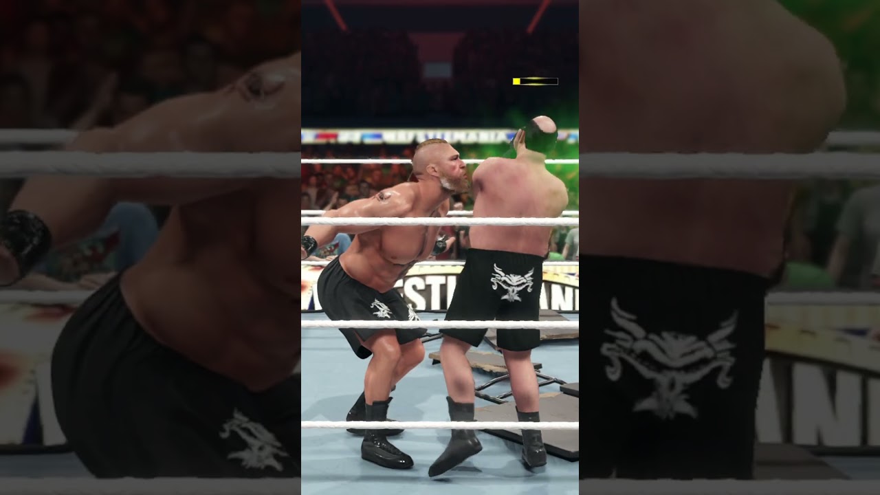 BROCK LESNAR POISON MIST ON PAUL HEYMAN 😂 WWE 2K23 Epic Moment ! Brock Lesnar Vs Paul Heyman #WWE