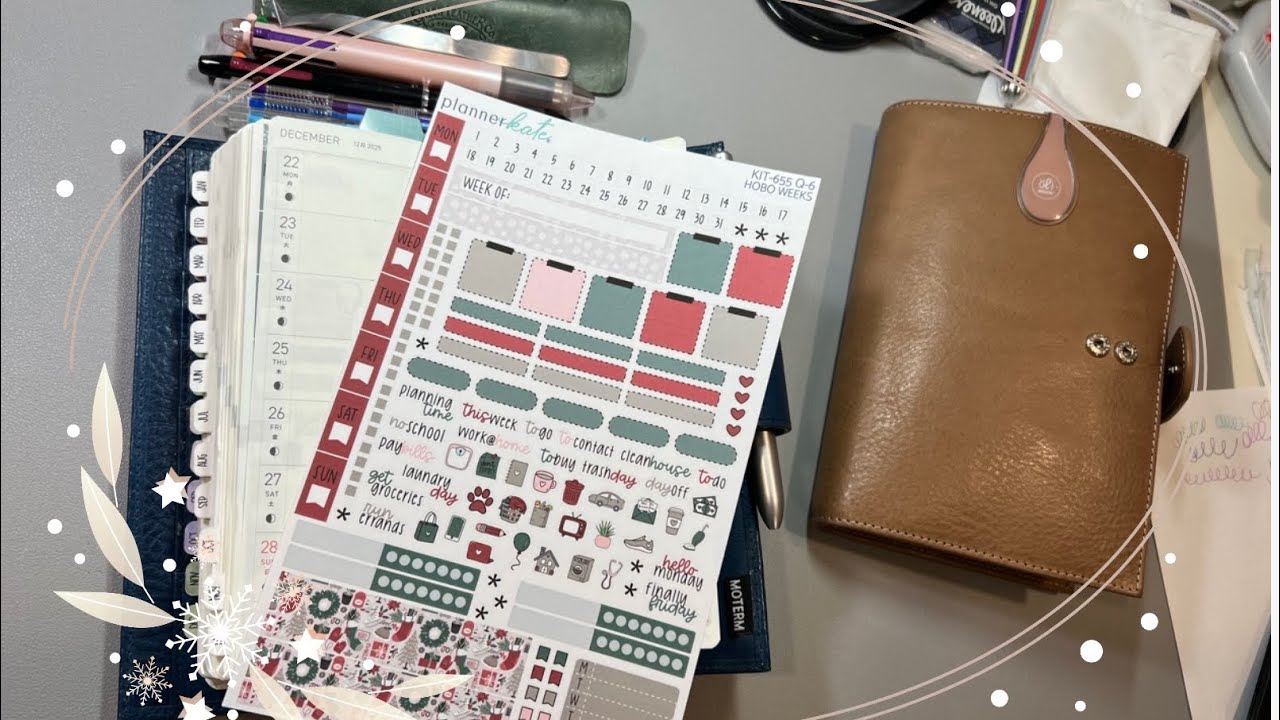 Рождественская неделя 2025 | Недели Hobonichi | ⛄️