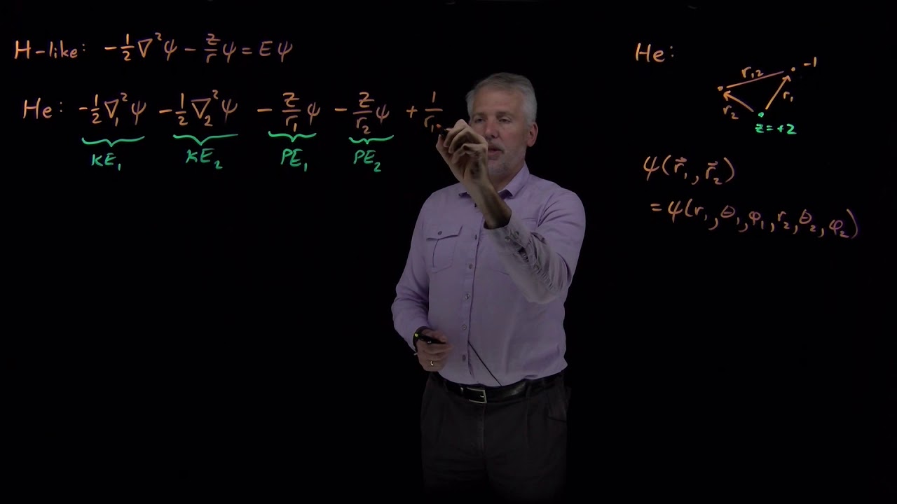 He Atom Schrödinger Equation