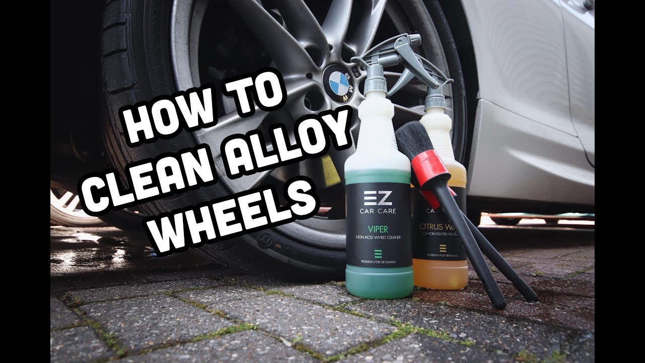 HOW TO CLEAN ALLOY WHEELS - TYRE & RIM *EZ CAR CARE*
