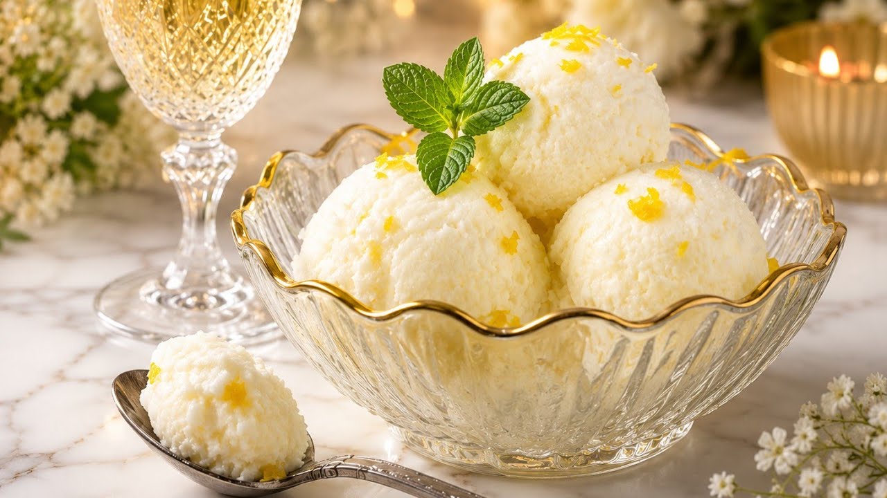 SIN NATA, SIN CREMA, HELADO DE LIMÓN REFRESCANTE / NO CREAM, REFRESHING LEMON ICE CREAM