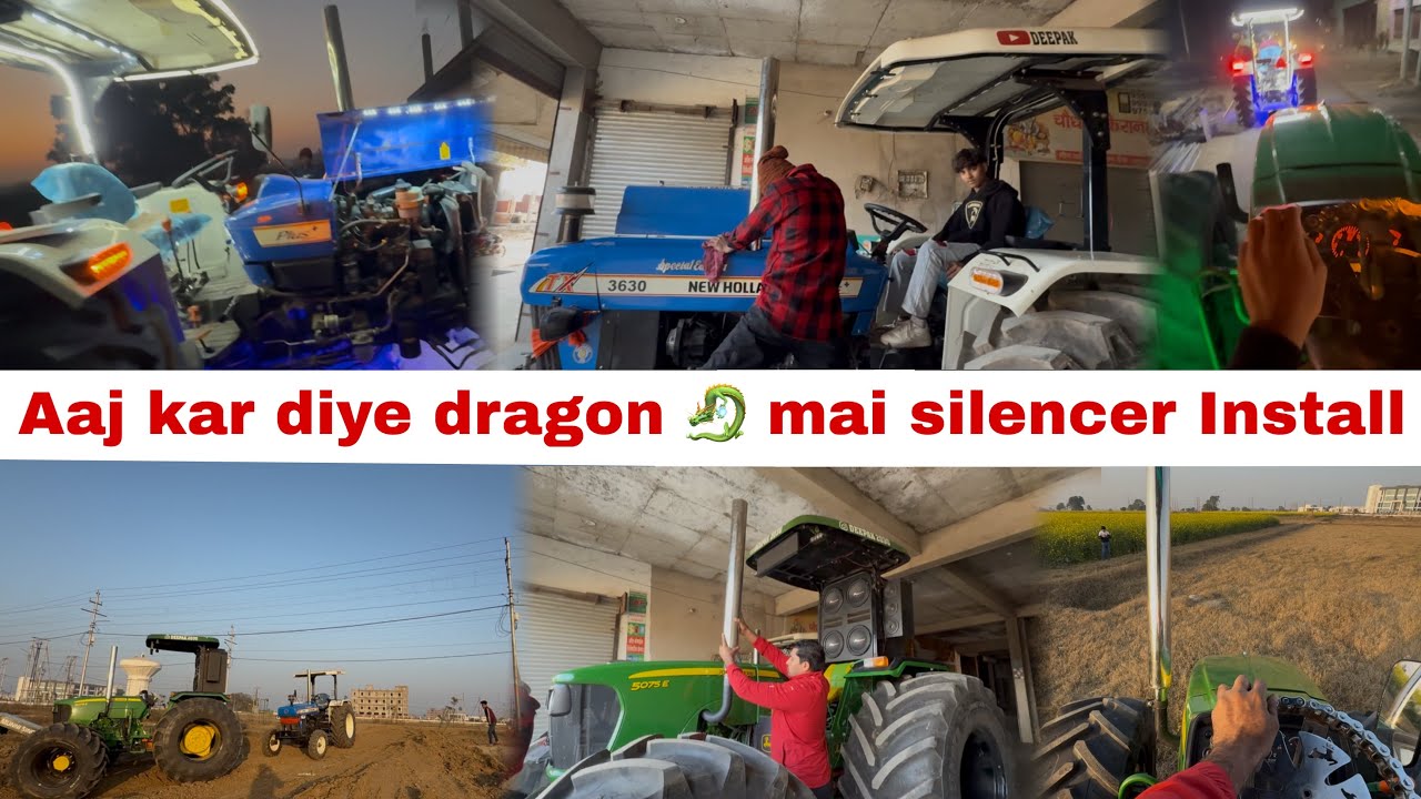 Aaj kar diye dragon 🐉 mai silencer install aur holland mai bhi 😃