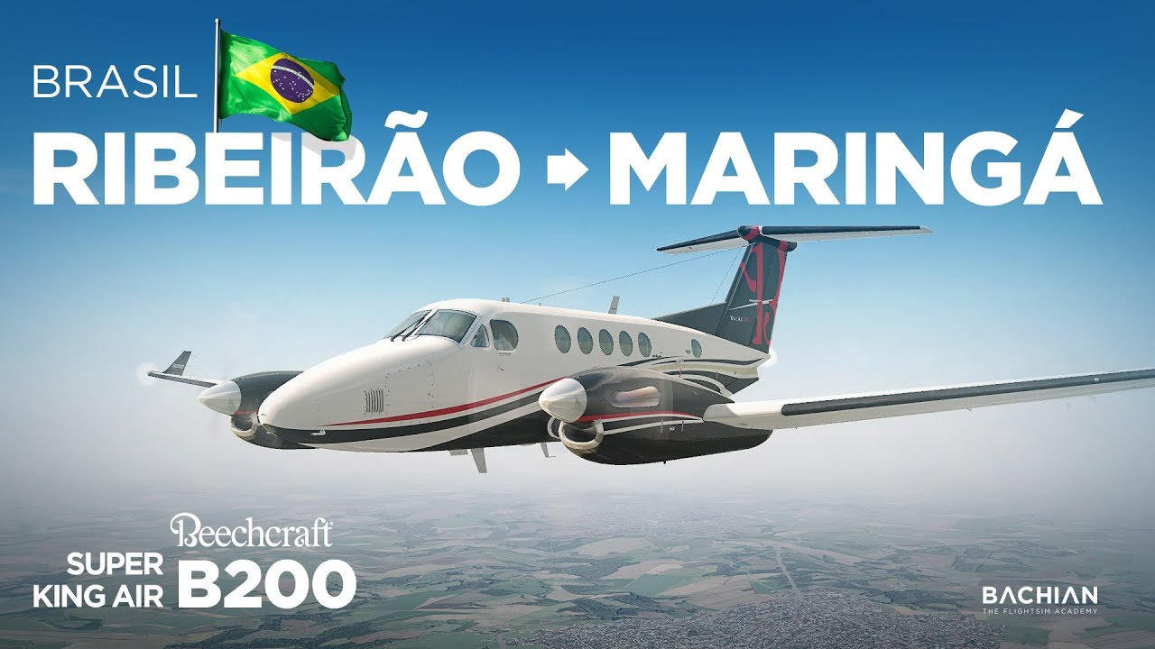 Prepar3Dv4 - King Air B200 / Ribeirão Preto → Maringá