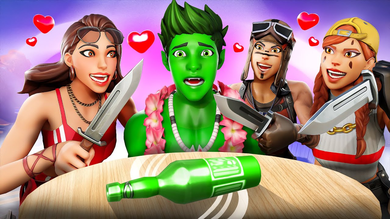 WIR SPIELEN FLASCHEN DREHEN in Fortnite! (😱ESKALIERT)